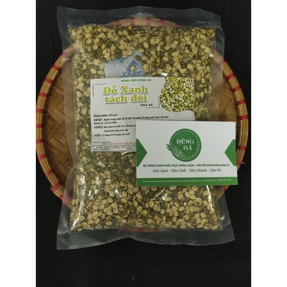 Nguyên liệu nấu chè đậu xanh (đỗ xanh) nguyên vỏ nguyên hạt loại 1