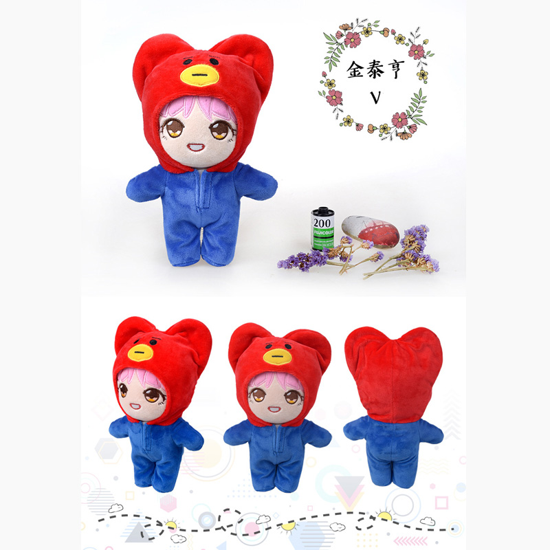 Búp bê nhồi bông hình thành viên nhóm nhạc BTS 20cm