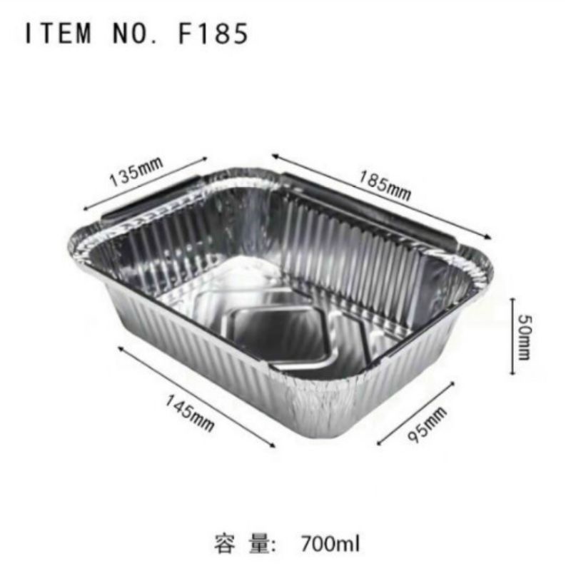 Lốc 10 Khay giấy bạc - Khay 700 ml