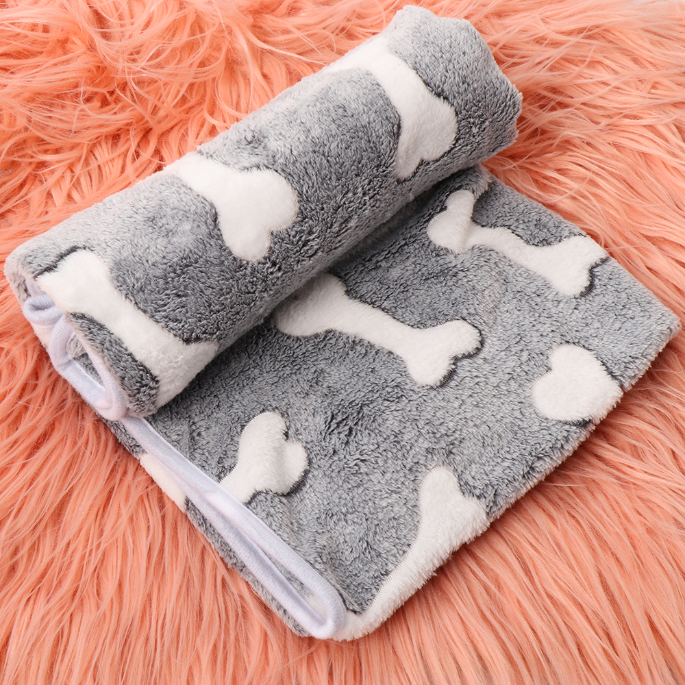 FASHYUNER Chăn mềm mại ấm áp tùy chọn kích thước dành cho thú cưng