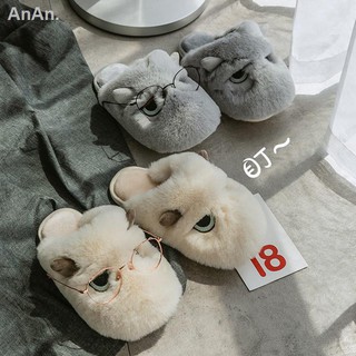 ✧☽◕Dép bông đi trong nhà hình hoạt hình xinh xắn cho nữ