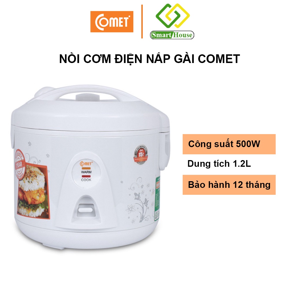 Nồi cơm điện nắp gài Comet 1.2L CM8028