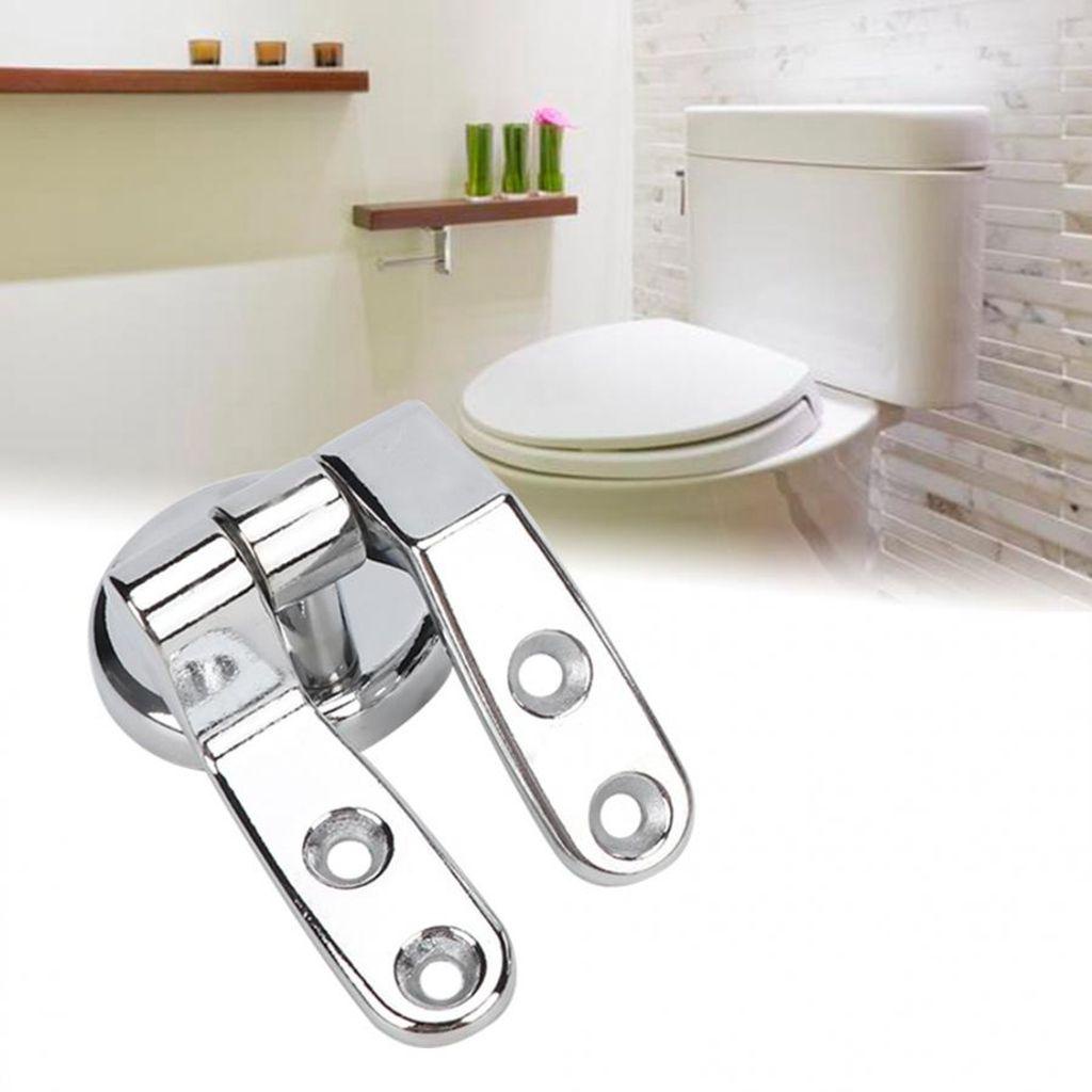Bản Lề Nắp Bồn Cầu Bằng Hợp Kim Kẽm Kèm Ốc Vít Thay Thế Tiện Dụng