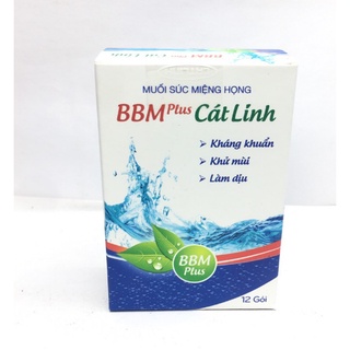 Muối súc miệng họng bbm plus cát linh
