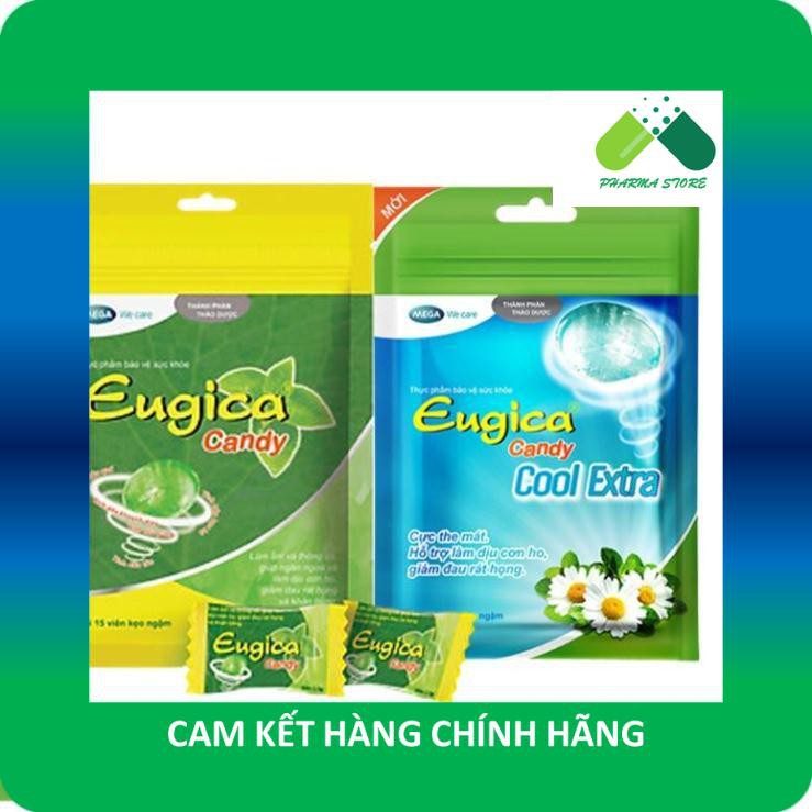 !!! Kẹo Eugica Candy - Eugica Candy Cool Extra (Bịch 15 viên)