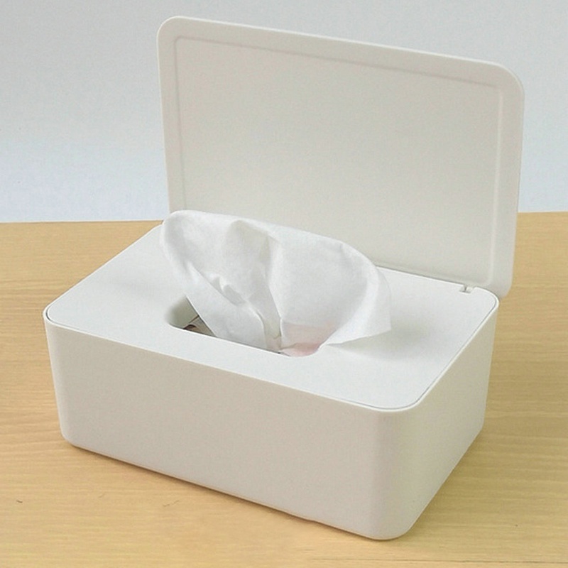 Hộp đựng khăn giấy ướt nắp lật chống bụi đa năng cho nhà ở/văn phòng | BigBuy360 - bigbuy360.vn
