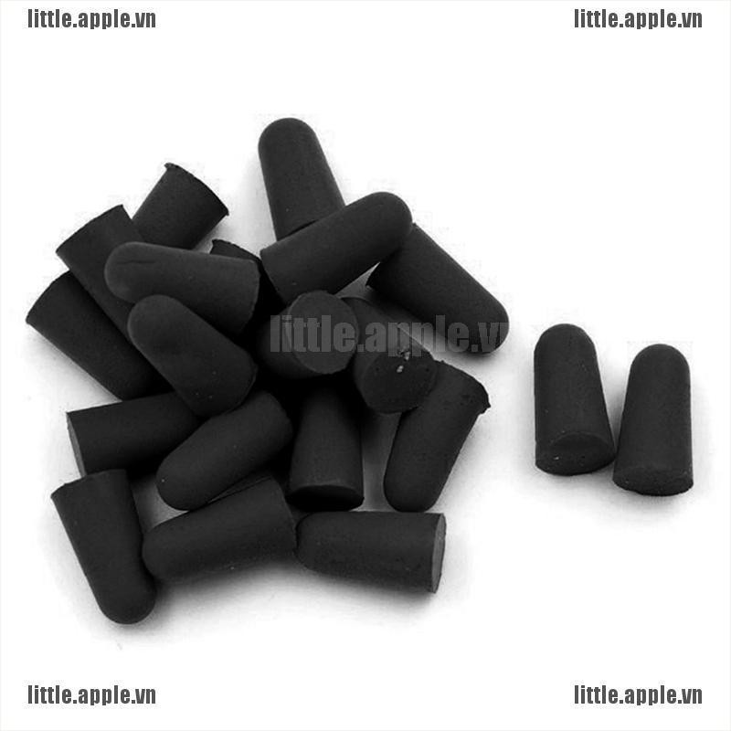 [Little] 20Pcs Sponge Foam Ear Plugs Anti Noise Snore Earplug Comfortable For Study Sleep [VN]