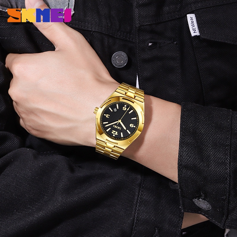 Đồng Hồ Quartz Nam Hiển Thị Ngày 30M Chống Thấm Nước SKMEI