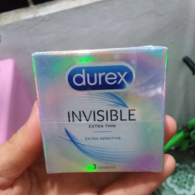 Durex INVISIBLE etrax thin Siêu Mỏng