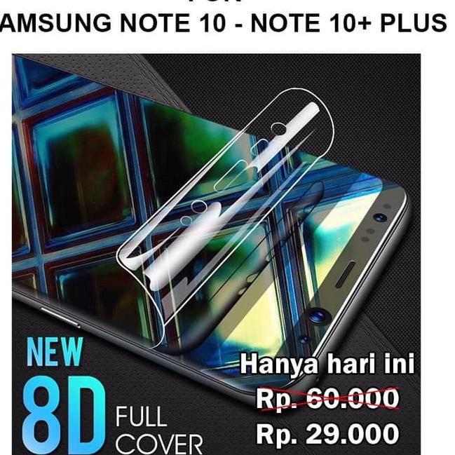 Cao cấp... Ốp điện thoại gel Hydrogel SCREEN GUARD chống trầy xước cho Samsung Note 10 - Note 10 Plus Pro VJ0