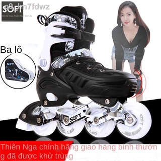 [ HOT Sale ]Giày trượt patin dành cho người lớn nam và nữ nội tuyến trẻ em trọn bộ mới bắt đầu có thể điều chỉnh