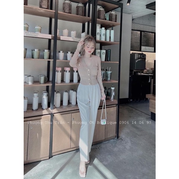 Áo len tăm khuy hot _ Hàng Quảng Châu
