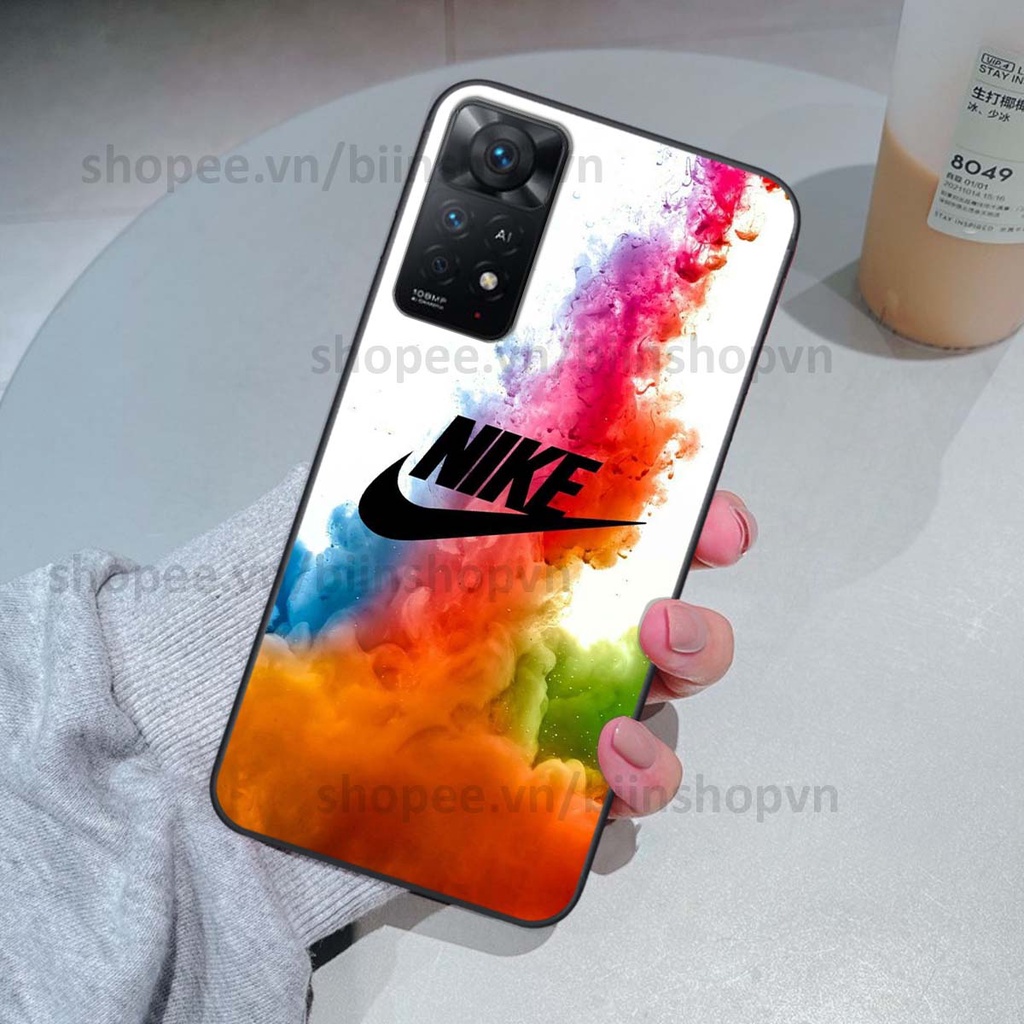 Ốp Xiaomi Redmi Note 11 4G / Note 11S / Note 11 Pro 5G in hình thương hiệu nhiều màu sắc thể thao cá tính thời trang