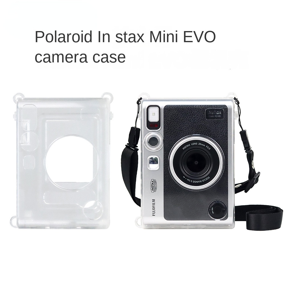 Túi Đựng Máy Ảnh instax mini evo Thiết Kế Trong Suốt Tiện Dụng