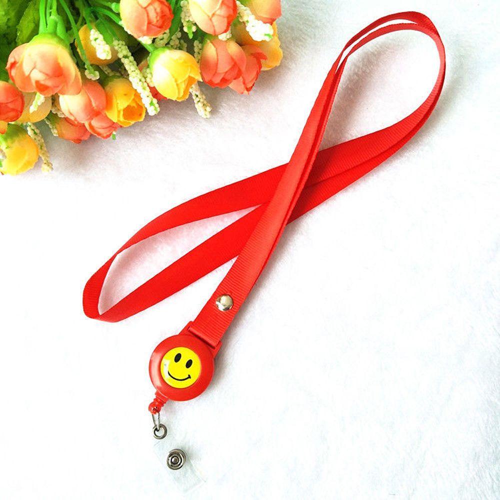 AUGUSTINA Cuộn Dây Đeo Thẻ ID / Chìa Khóa / Điện Thoại Chất Lượng Cao Có Thể Thu Gọn