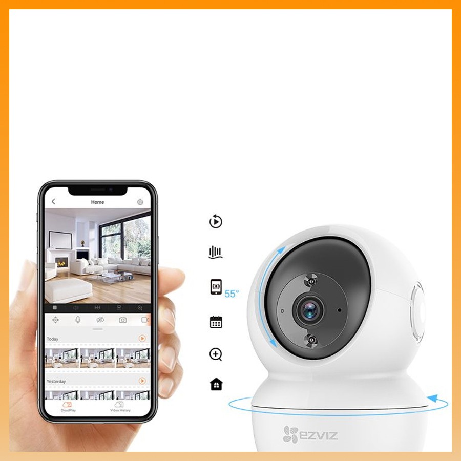 Camera không dây IP Wifi Ezviz C6N 1080p FULL HD - 2M (tốc độ và hình ảnh nét gấp 2 lần)