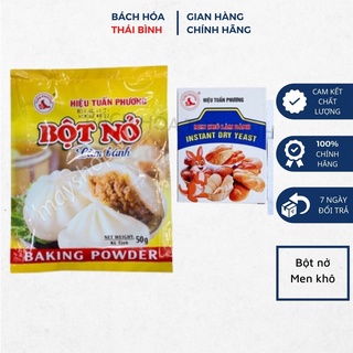 Bột nở làm bánh, men khô 50g (hiệu Tuấn Phương) / Baking powder