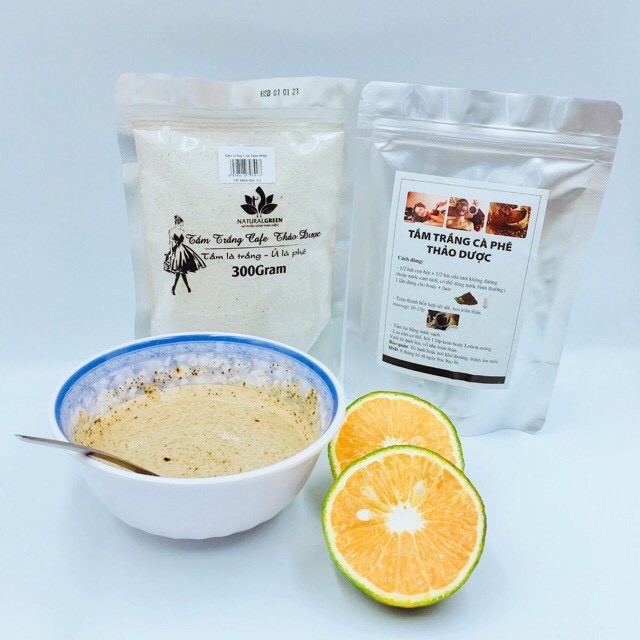 Ủ TRẮNG CAFE (dùng cả face và body) . 100gr chính hãng
