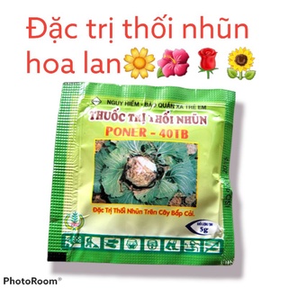 1 viên đặc trị thuốc nhũn cho hoa lan, hoa hồng , rau cải , dưa bầu bí - Poner 40T
