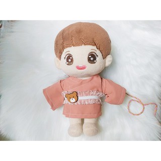 Yukata Lolita Gấu Nâu Cho Doll 20cm