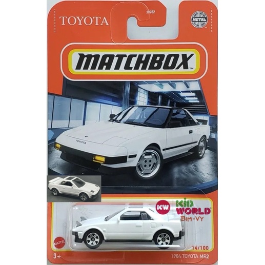 Xe mô hình Matchbox 1984 Toyota MR2 GVX24.