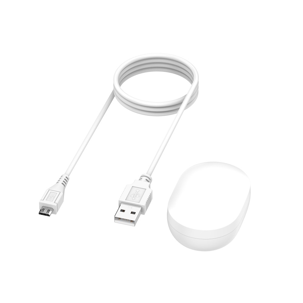 Hộp Sạc Tai Nghe Bluetooth Xiaomi Màu Trắng Kèm Dây Cáp Sạc Dài 1m