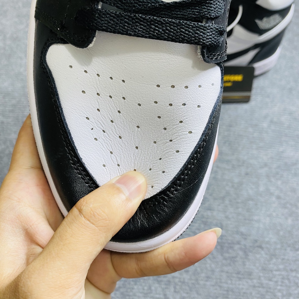 Giày sneaker Nam | Jordan 1 high Panda / trắng đen bản tiêu chuẩn