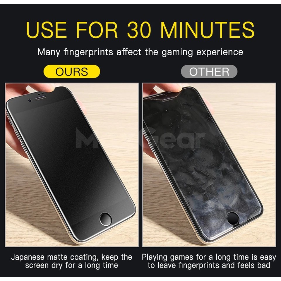 Phim mờ ip 6 / 6s / 6Plus / 6SPlus / Ip7 / 7Plus / Ip8 / 8Plus Keo toàn màn hình Loại cạnh màu đen