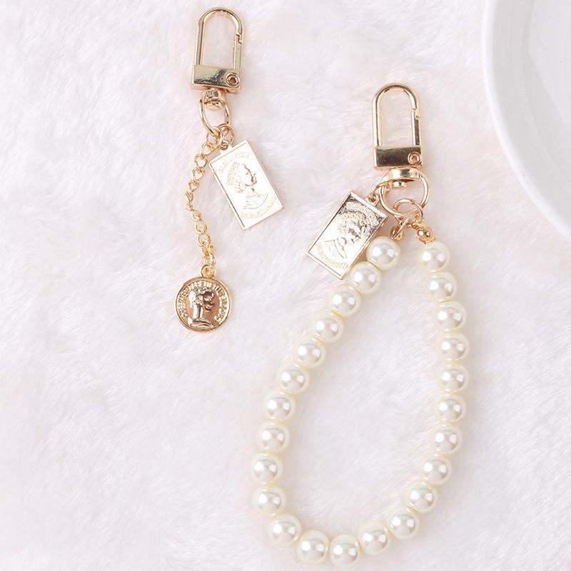 Dây treo túi xách hình vuông / tròn in chữ độc đáo phong cách Retro