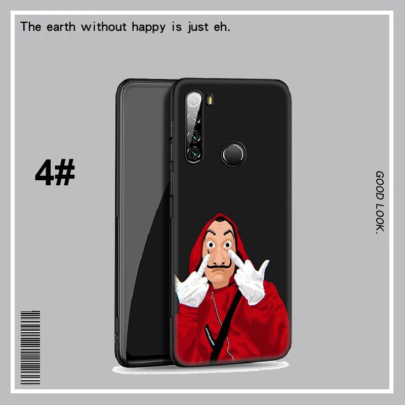 Ốp Lưng Silicone Mềm Phong Cách Phim Lu Casa De Papel Cho Xiaomi Redmi Note 9 9s Pro Max / Note 177 La Casa De Pael