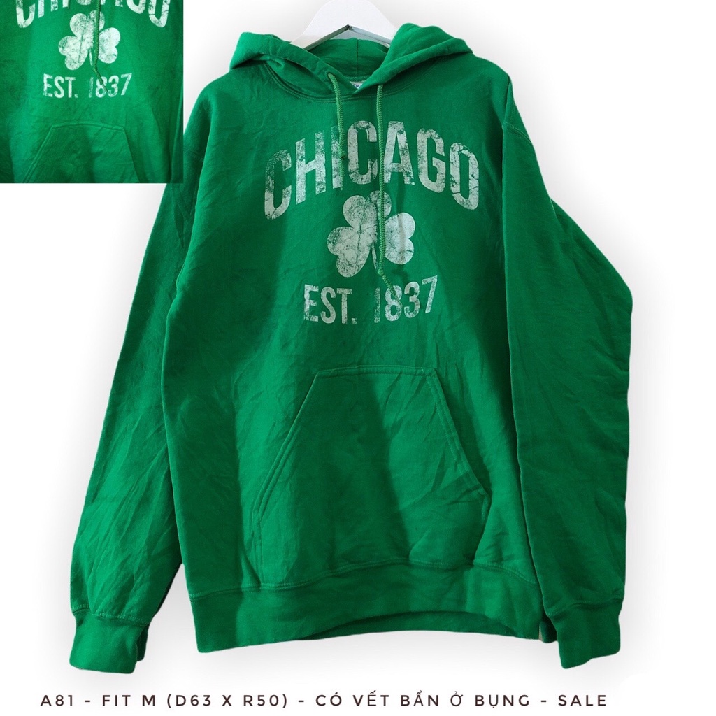 Áo Hoodie nữ, nam 2hand, chất dày, size XL/XXL - 2512-4