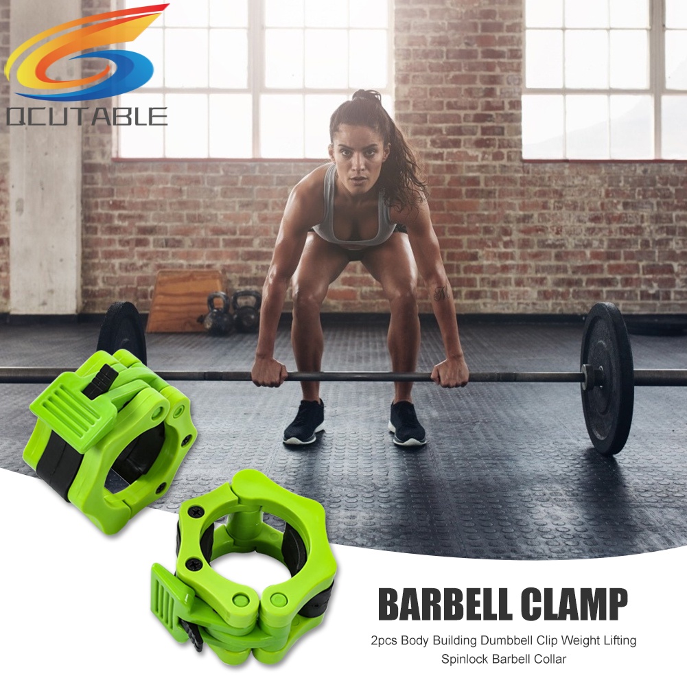 Set 2 khoá thanh đòn dạng kẹp dùng cố định tạ tay khi tập thể hình