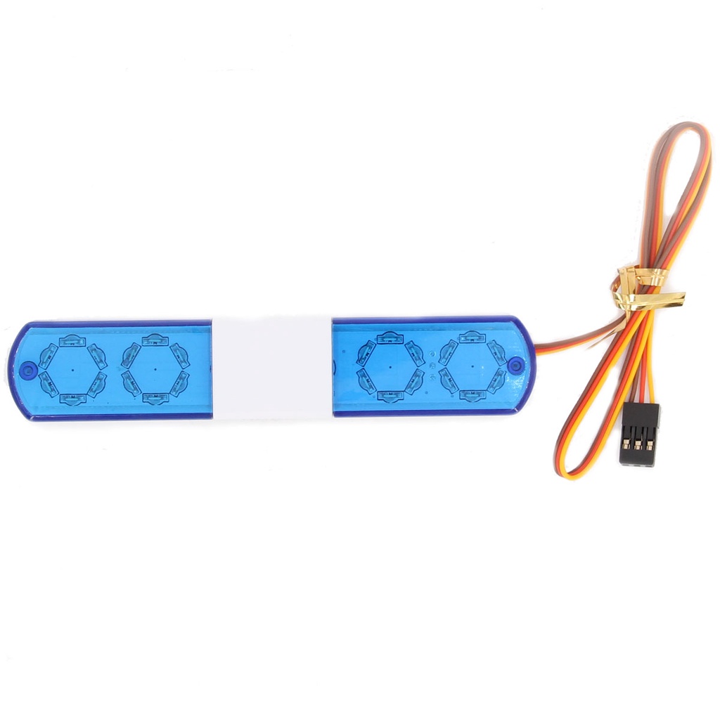 Đèn Led Nhấp Nháy Cảnh Sát Cho Xe Hơi Điều Khiển Từ Xa 1/10 WPL D12 MN HSP Kyosho Traxxas Tamiya Axial SCX10 D90