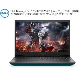 LapTop Dell Gaming G5 15 5500 70225485 | Core i7 10750H| 8GB |512GB SSD |GTX1660Ti 6GB |15.6" 120Hz | Win 10