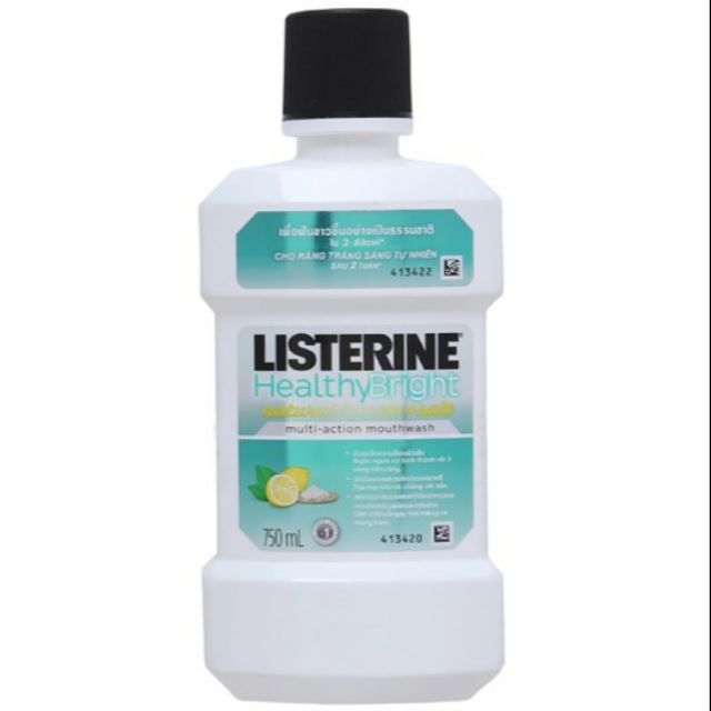 Nước súc miệng Listerine chanh và muối 750ml