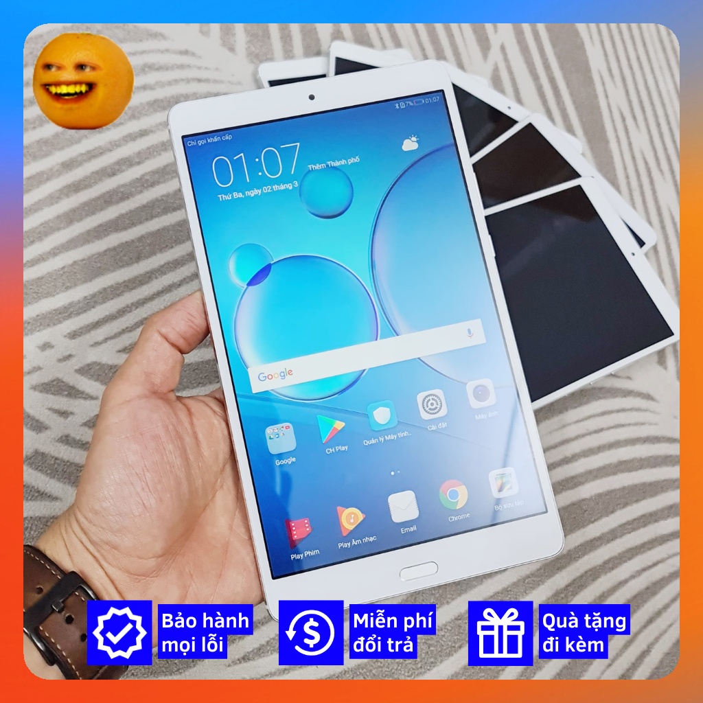 Máy tính bảng Huawei Dtab D01J, 8.4inch có Google Play 4G/LTE lắp sim nghe gọi