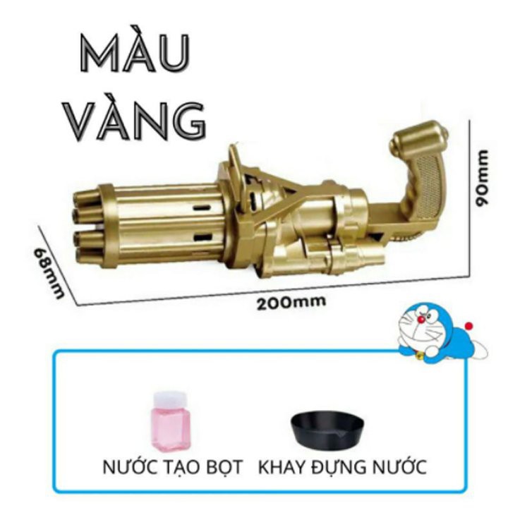 Súng bắn bong bóng xà phòng 8 nòng cỡ bự