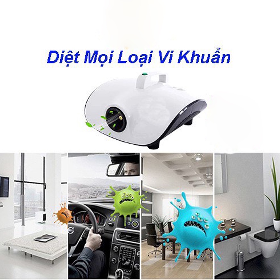 Máy khử khuẩn Nano cầm tay - Công nghệ Nano bạc phun sương diệt khuẩn, loại trừ nấm mốc cho ô tô, gia đình, văn phòng