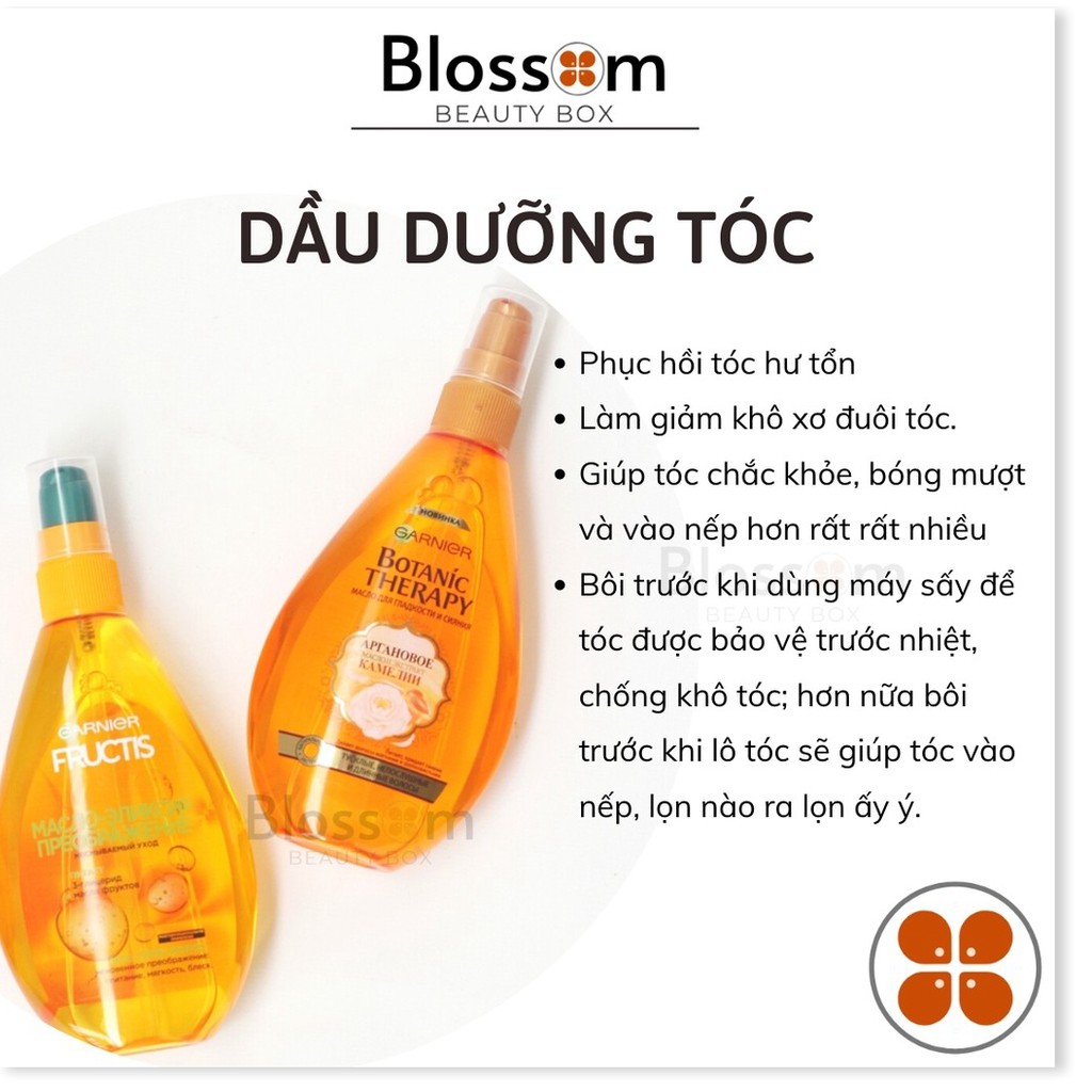 [Mã giảm giá mỹ phẩm chính hãng] [dưỡng tốt ko bết] Dầu dưỡng tóc Garnier Argan Botanic Therapy Ultra Doux