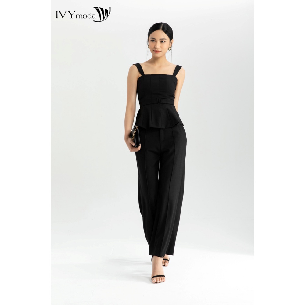 Quần dài nữ ống suông IVY moda MS 22B8615