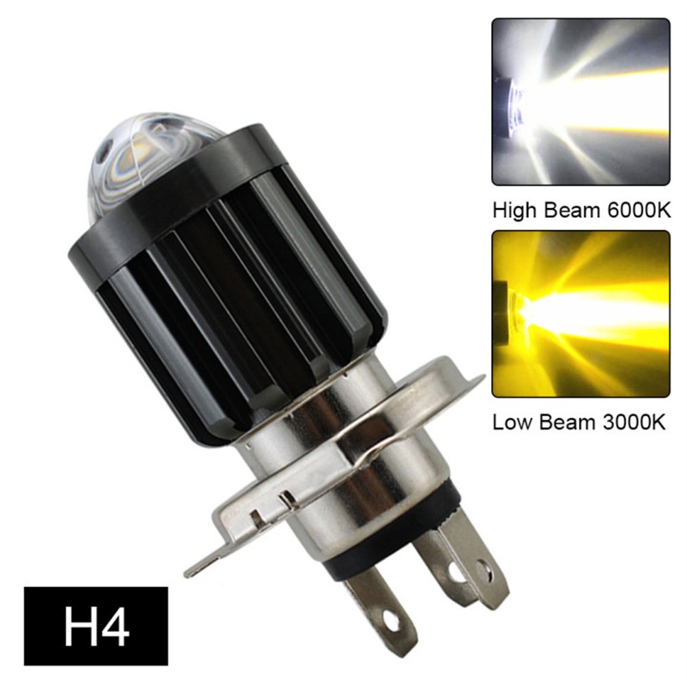 Đèn Pha 10000lm h4 led h6 ba20d Ánh Sáng Trắng Vàng 12v Cho Xe Mô Tô