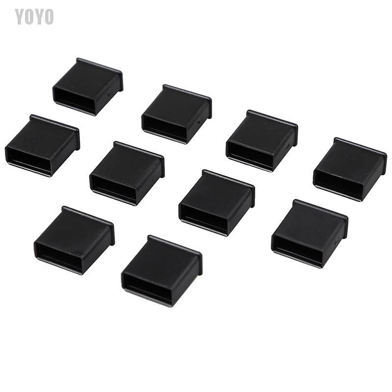 Bộ 10 Nút Nhựa Đậy Cổng Usb Chống Bụi Tiện Dụng