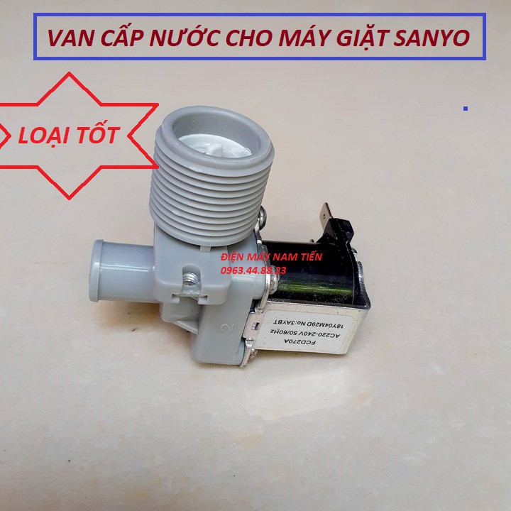 van cấp nước máy giặt sanyo - van cấp nước đơn máy giặt sanyo