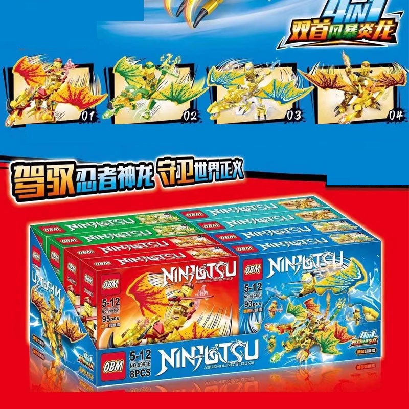 Đồ Chơi Mô Hình Lắp Ráp Ni...nja Cưỡi Rồng,Đồ Chơi Xếp Hình
