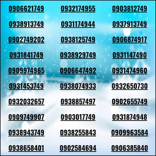 Sim Mobifone đẹp xả kho khuyến mãi