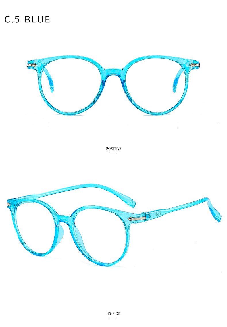 Mắt kính gọng tròn trong suốt thời trang cho nam và nữ | BigBuy360 - bigbuy360.vn