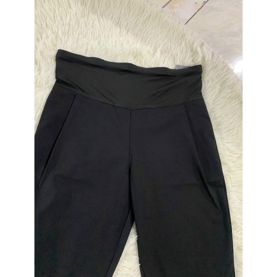[Xả kho] Quần bầu ngố cạp chữquần ngố bầu chất umi thiết kế form bagyco giãn 4 chiều ko bai ko xù ko dão❤️
