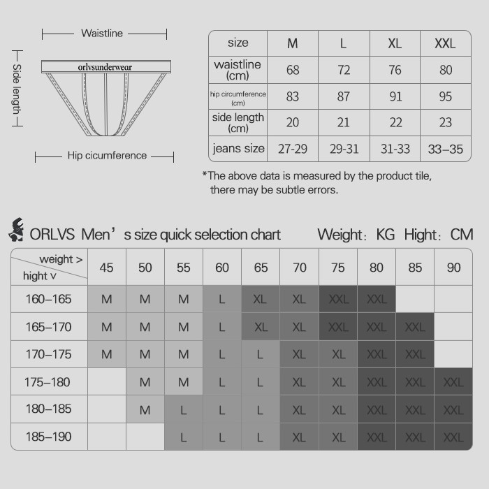 ORLVS Quần lót nam chất liệu thoáng khí nhanh khô thoải mái Or6220