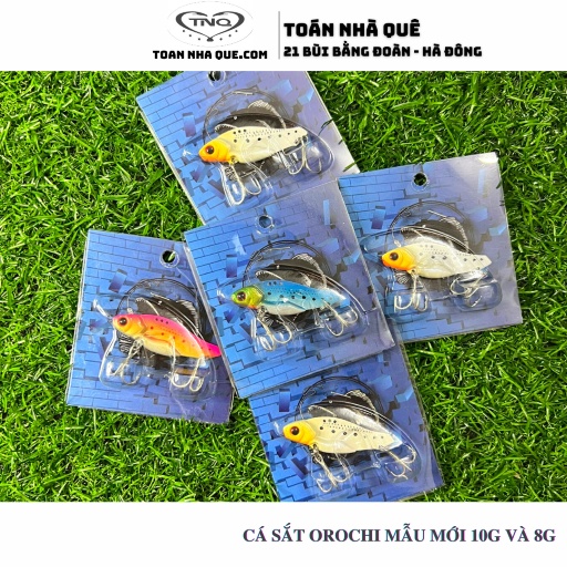 Mồi sắt Orochi MẪU MỚI 8G, 10G, 14G - TNQ LURES