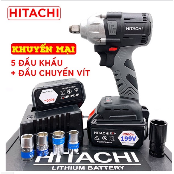 [LOẠI 1] Máy Siết bulong, bắt vit HITACHI 199V